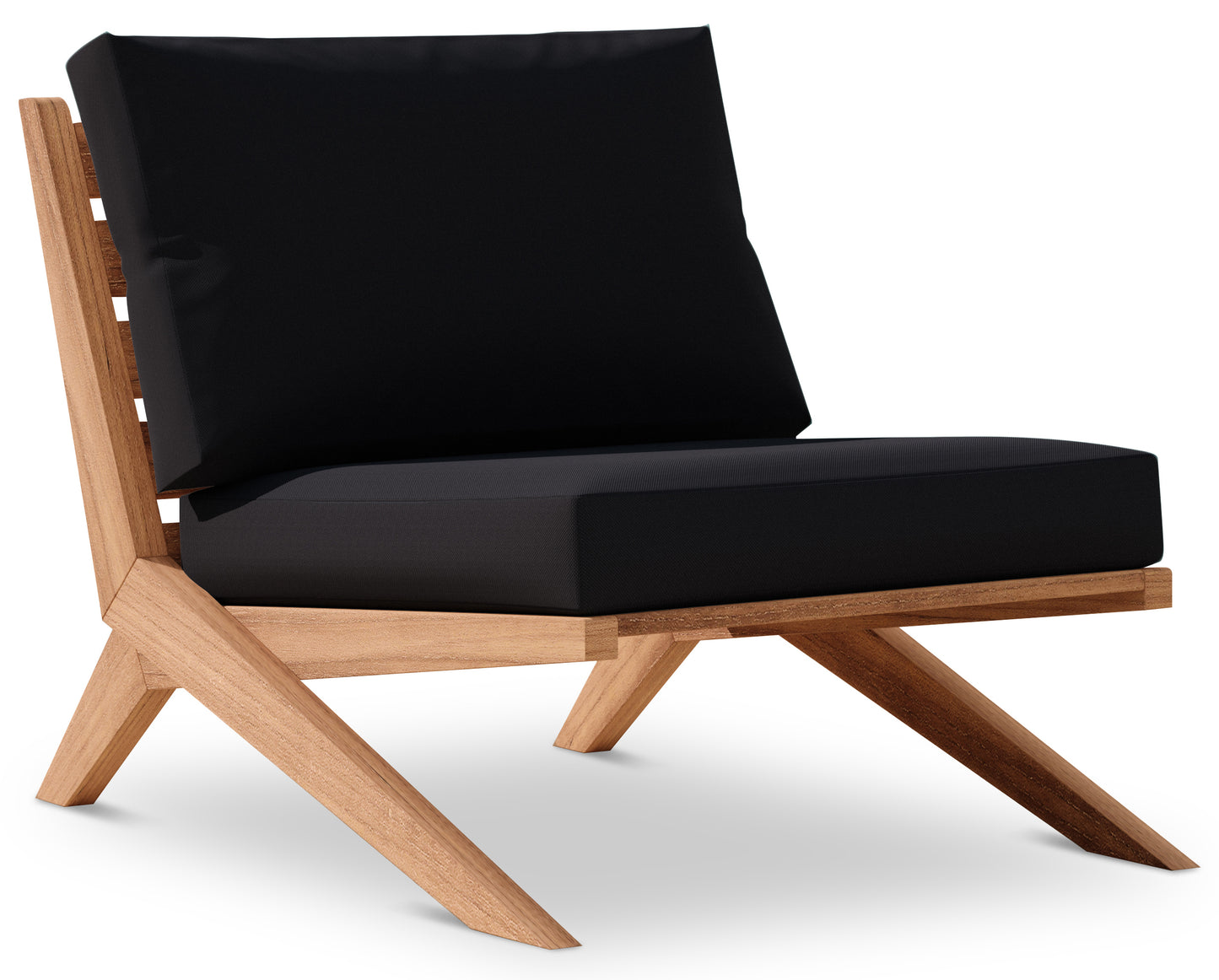 Tahiti Off White Water Resistant Fabric Outdoor Chair