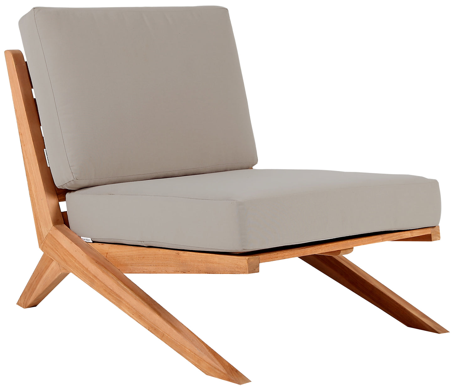 Tahiti Off White Water Resistant Fabric Outdoor Chair
