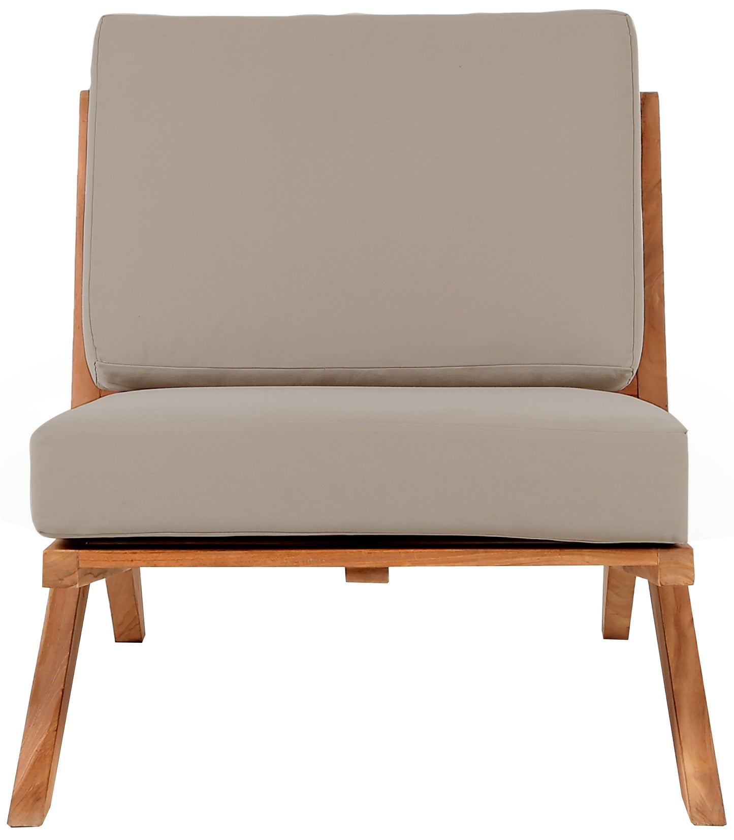 Tahiti Off White Water Resistant Fabric Outdoor Chair