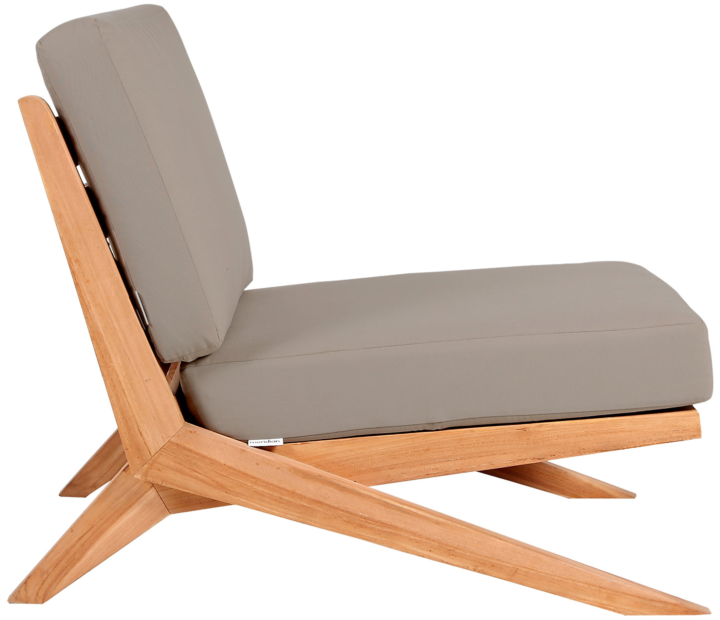 Tahiti Off White Water Resistant Fabric Outdoor Chair