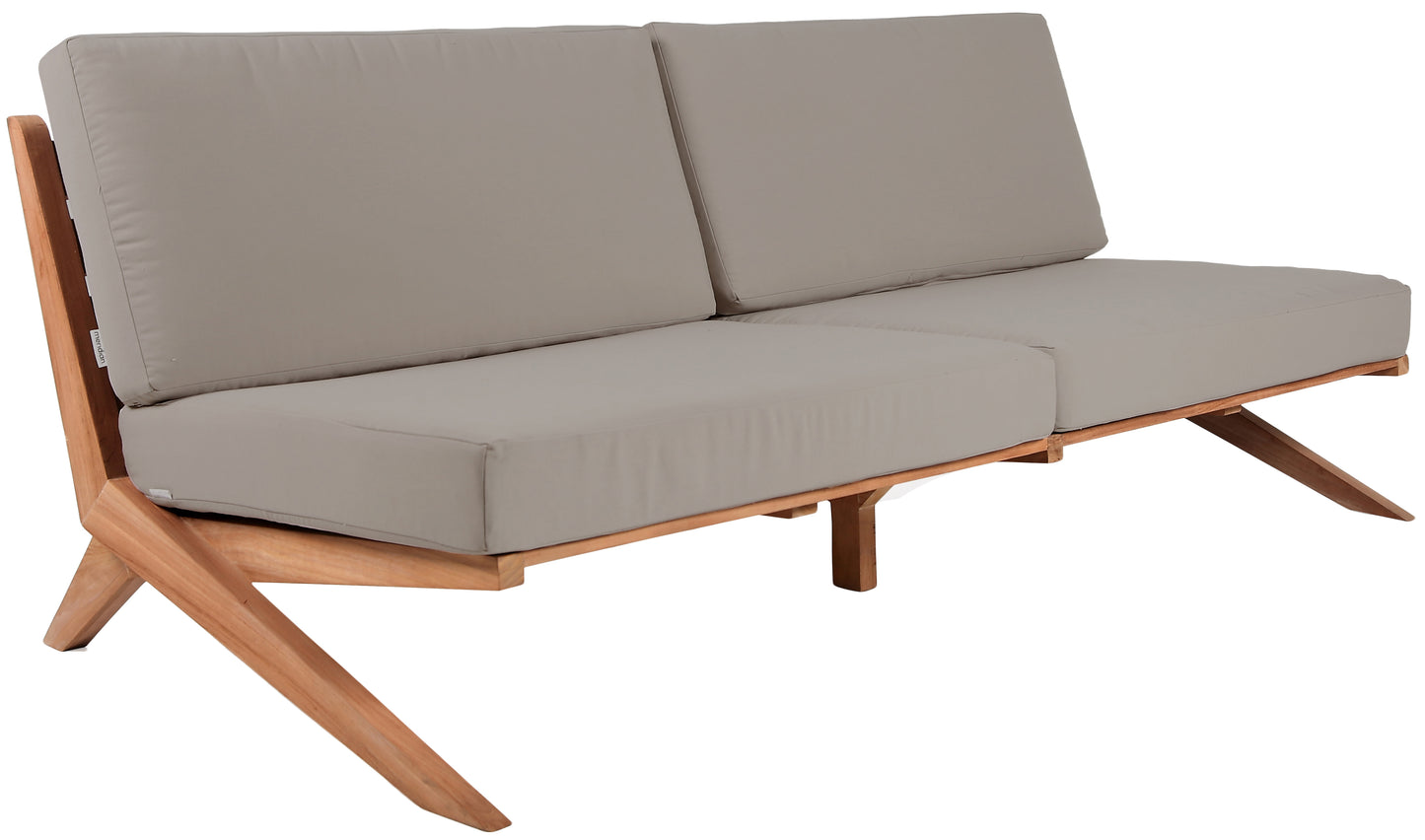 Tahiti Black Water Resistant Fabric Outdoor Sofa