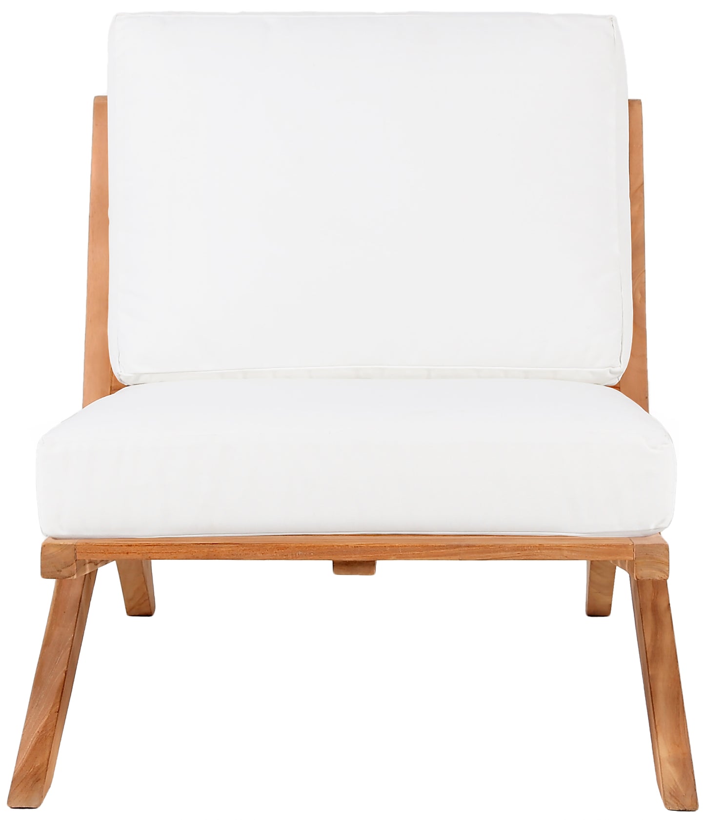 Tahiti Off White Water Resistant Fabric Outdoor Chair
