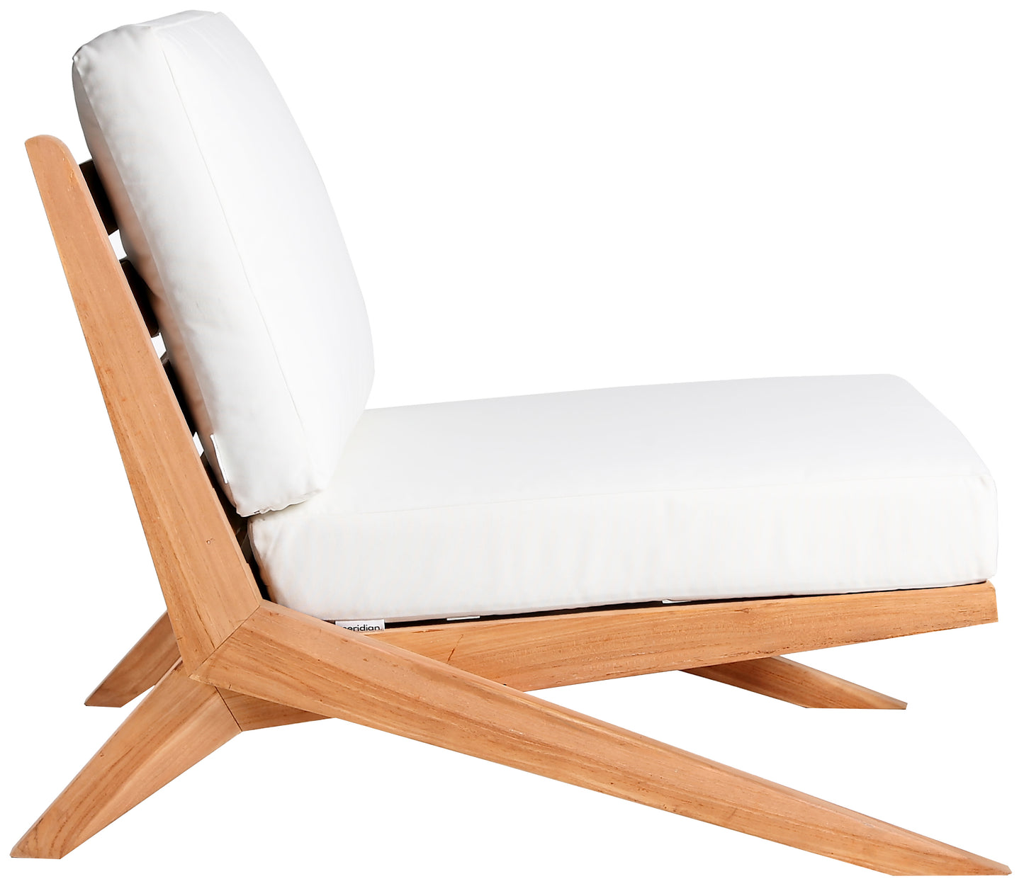 Tahiti Off White Water Resistant Fabric Outdoor Chair