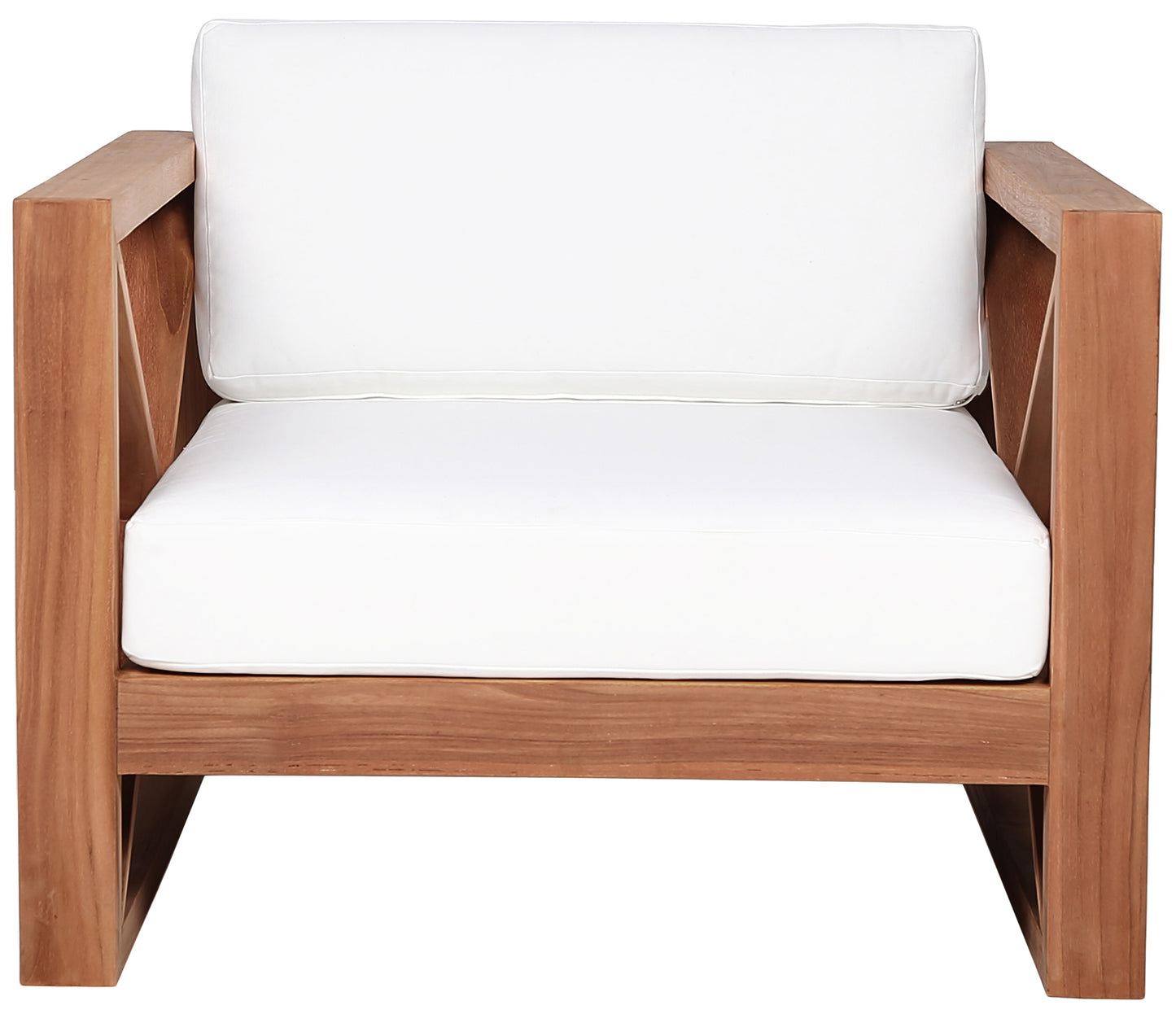 Anguilla Black Water Resistant Fabric Outdoor Chair