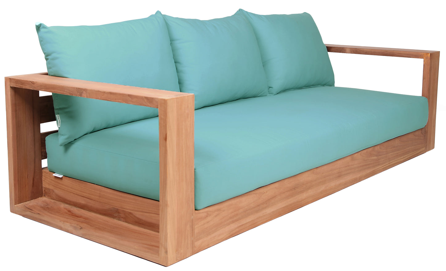 Tulum Black Water Resistant Fabric Outdoor Sofa