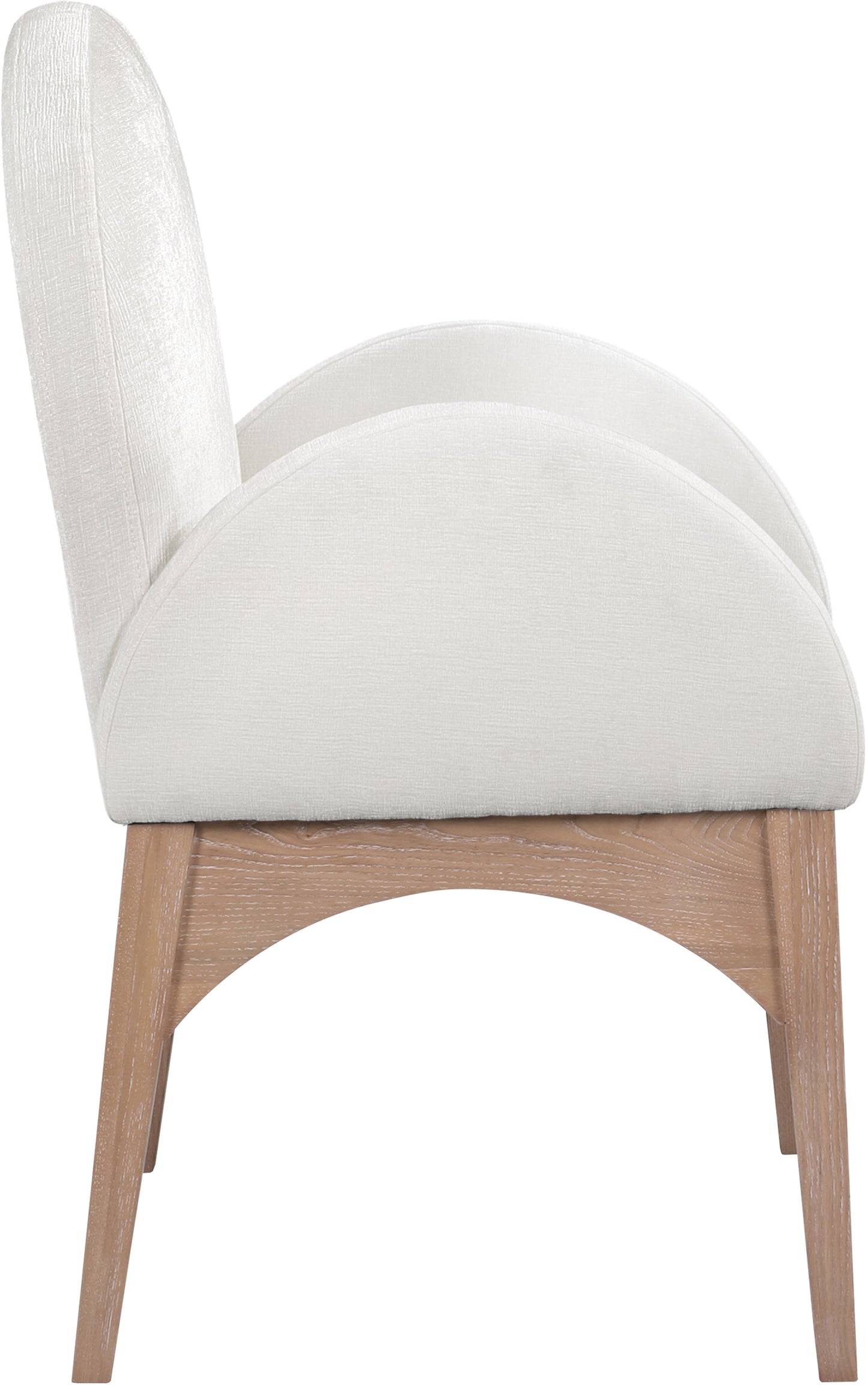 Waldorf Black Chenille Fabric Dining Chair
