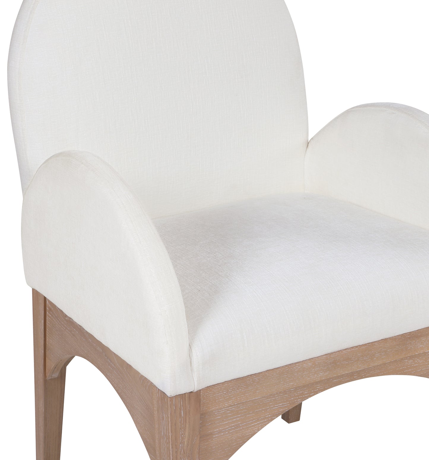Waldorf Black Chenille Fabric Dining Chair