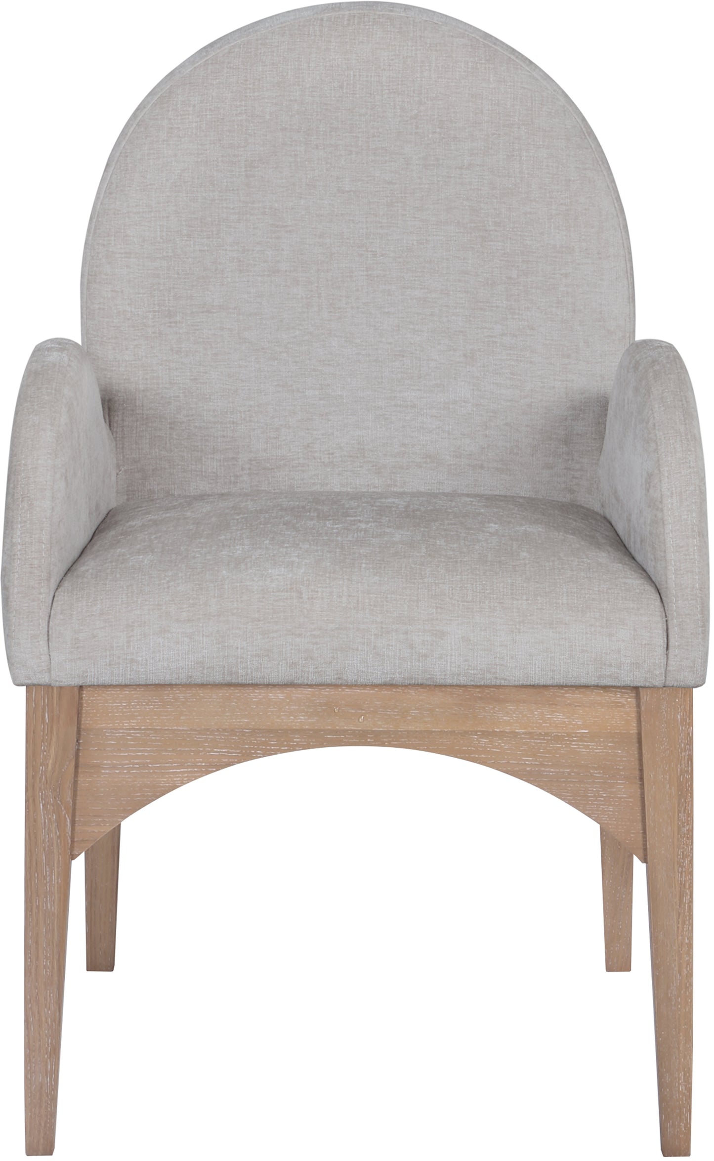 Waldorf Black Chenille Fabric Dining Chair