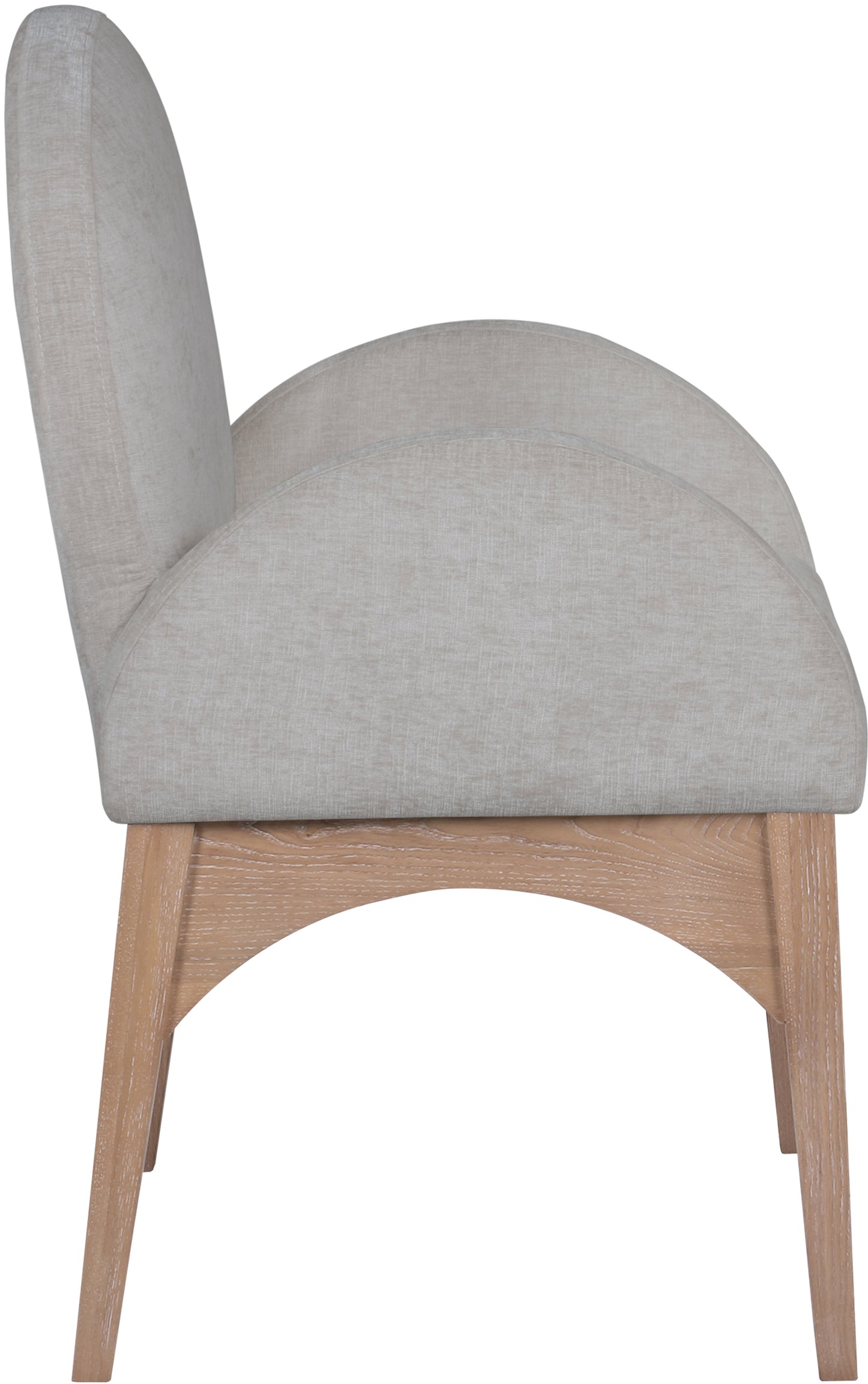 Waldorf Black Chenille Fabric Dining Chair