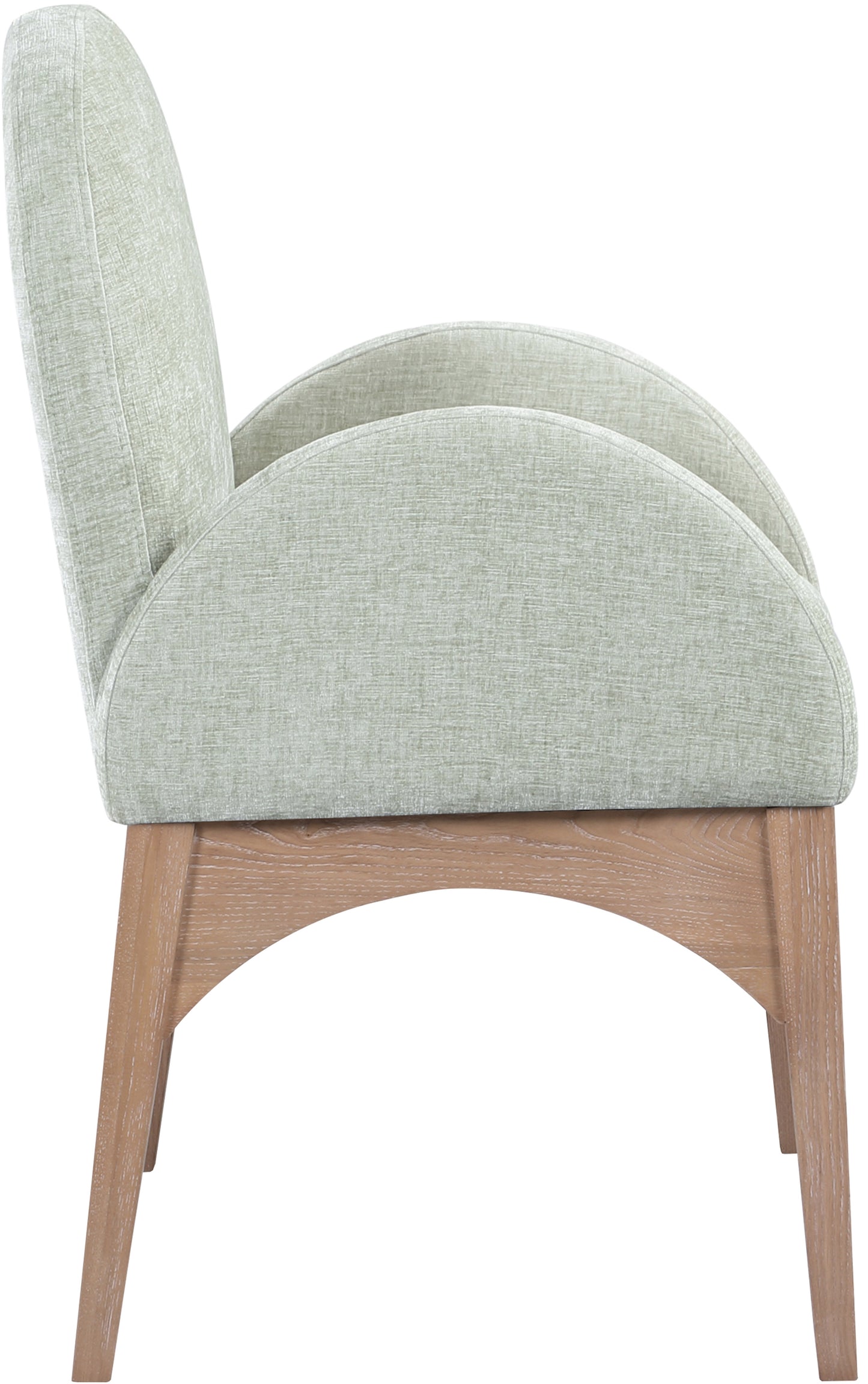 Waldorf Black Chenille Fabric Dining Chair