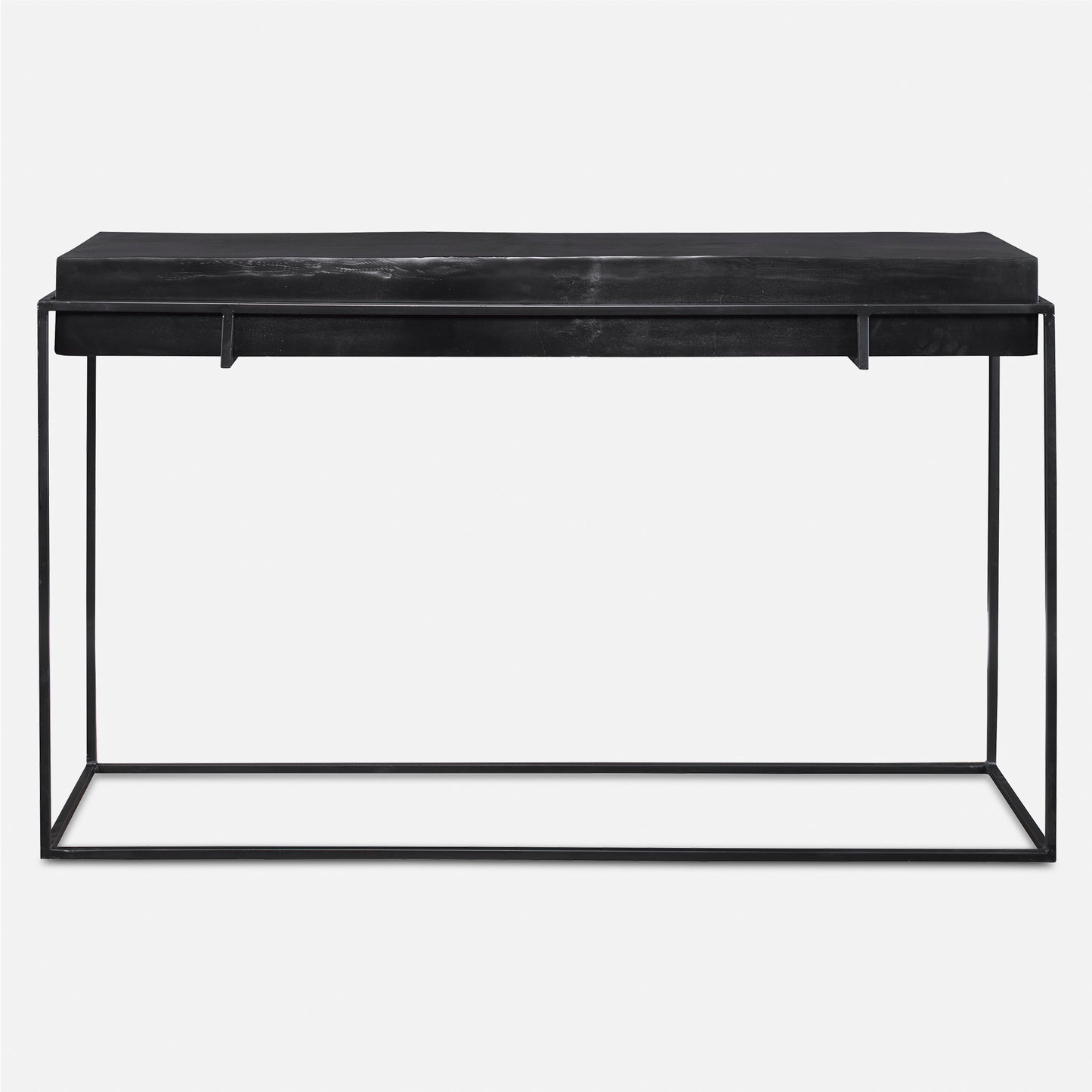 Uttermost Telone Modern Black Console Table