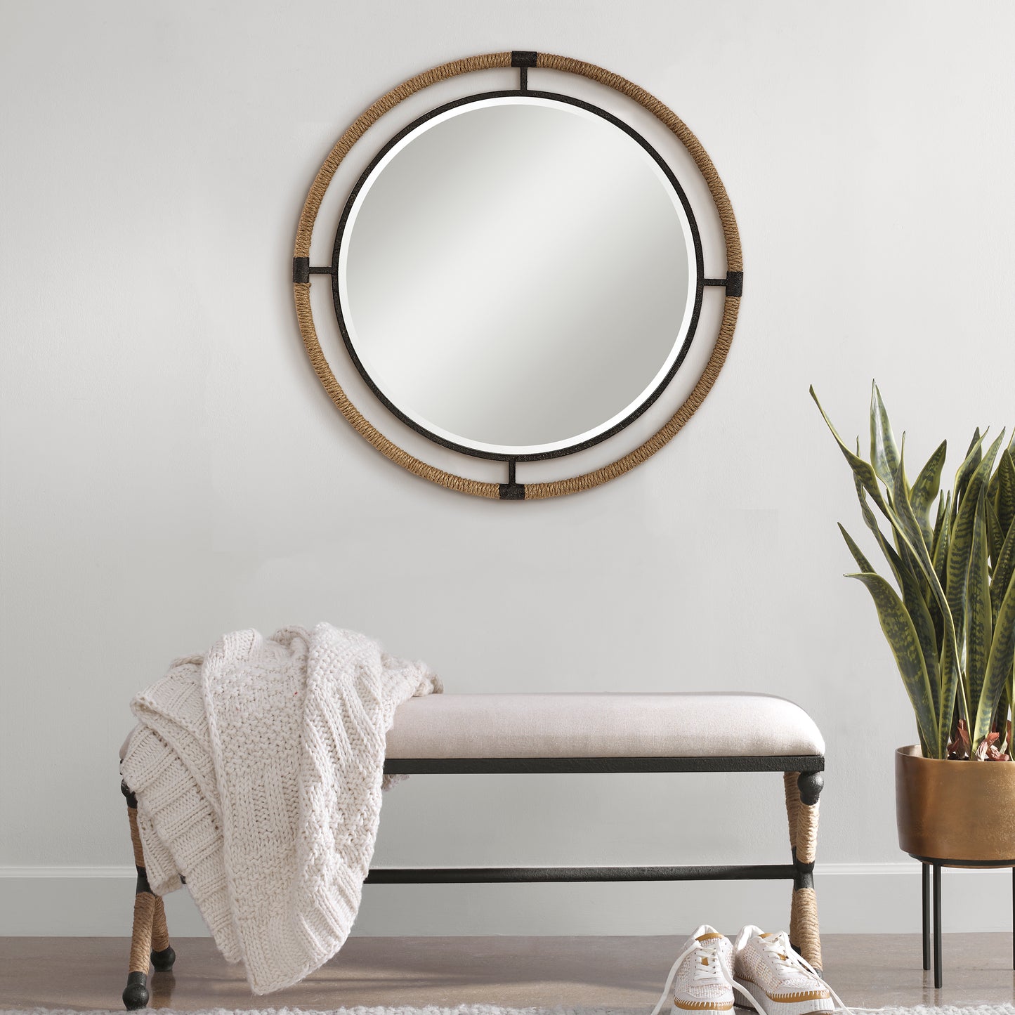 Melville Coastal Round Mirror