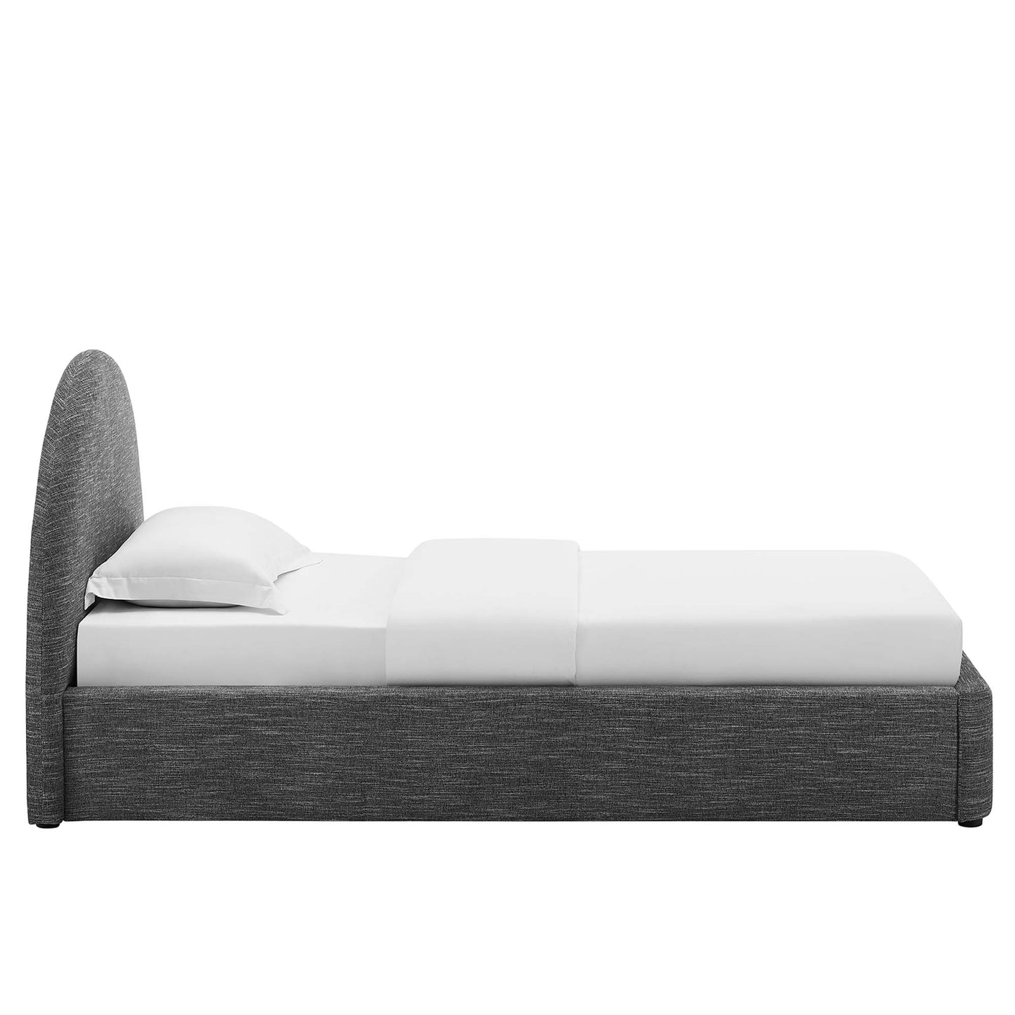 Resort Upholstered Fabric Arched Round Queen Platform Bed by Modway