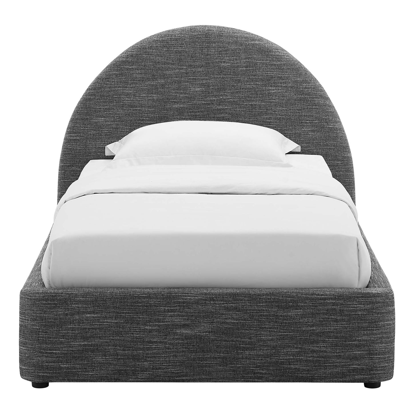 Resort Upholstered Fabric Arched Round Queen Platform Bed by Modway