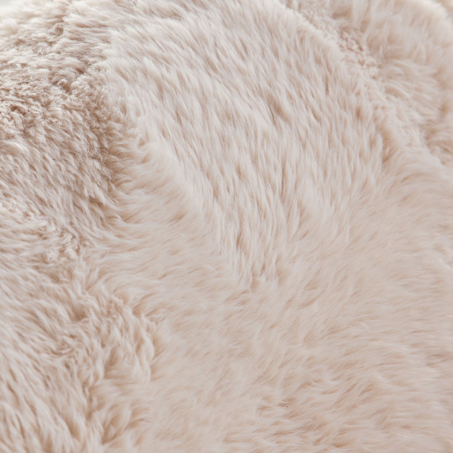 Dawson Accent Chair in Yak Natural Faux Fur