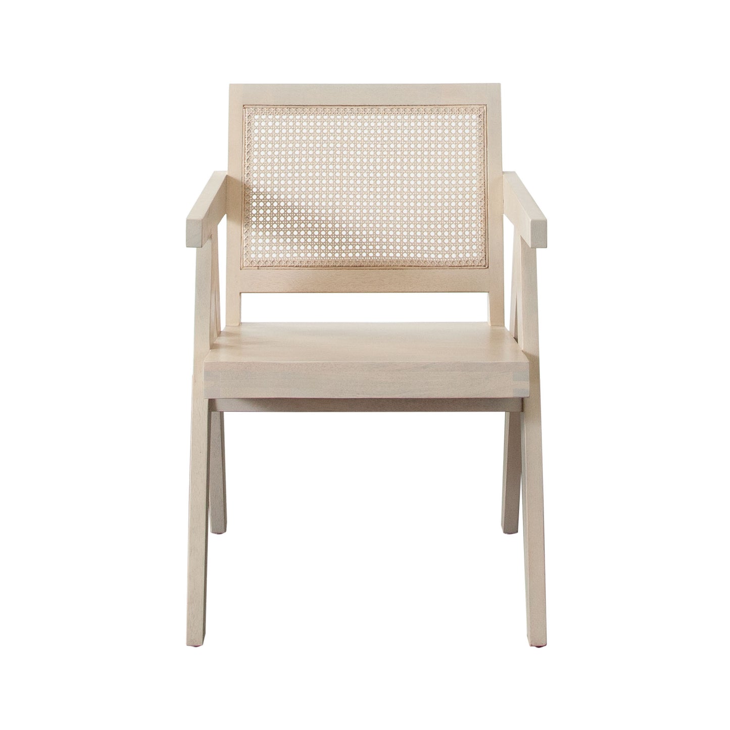 Carter Dining/Accent Chair in Solid Wood Frame in Natural Finish w/ Natural Cane Seat Back by Diamond Sofa