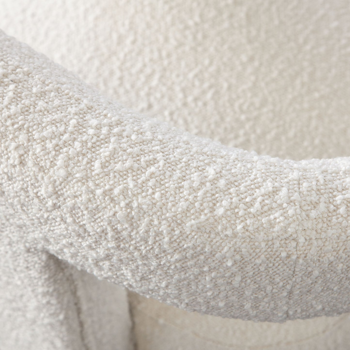 Scout Dining/Accent Chair in Ivory Boucle Fabric