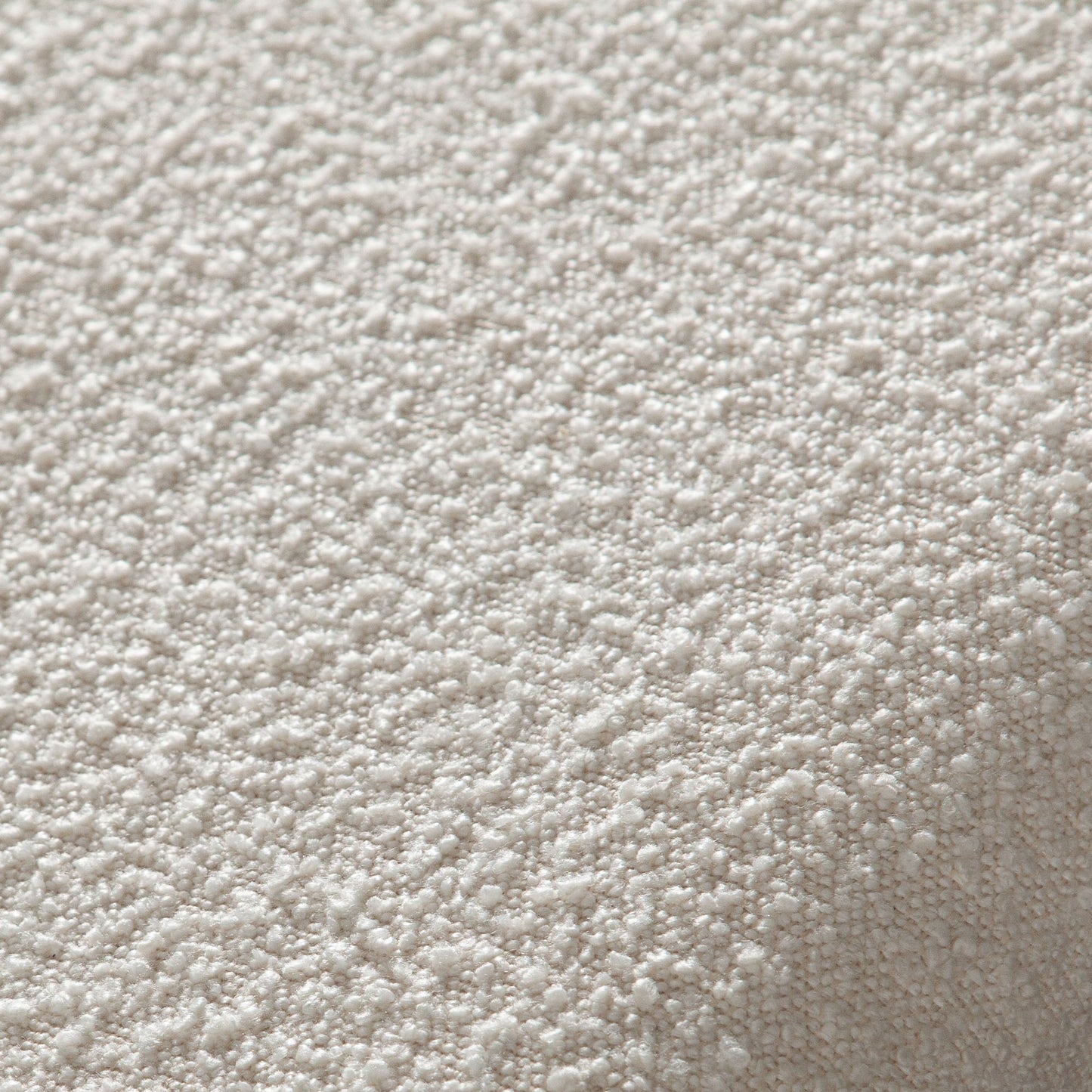 Conrad Accent Bench in Ivory Boucle Fabric