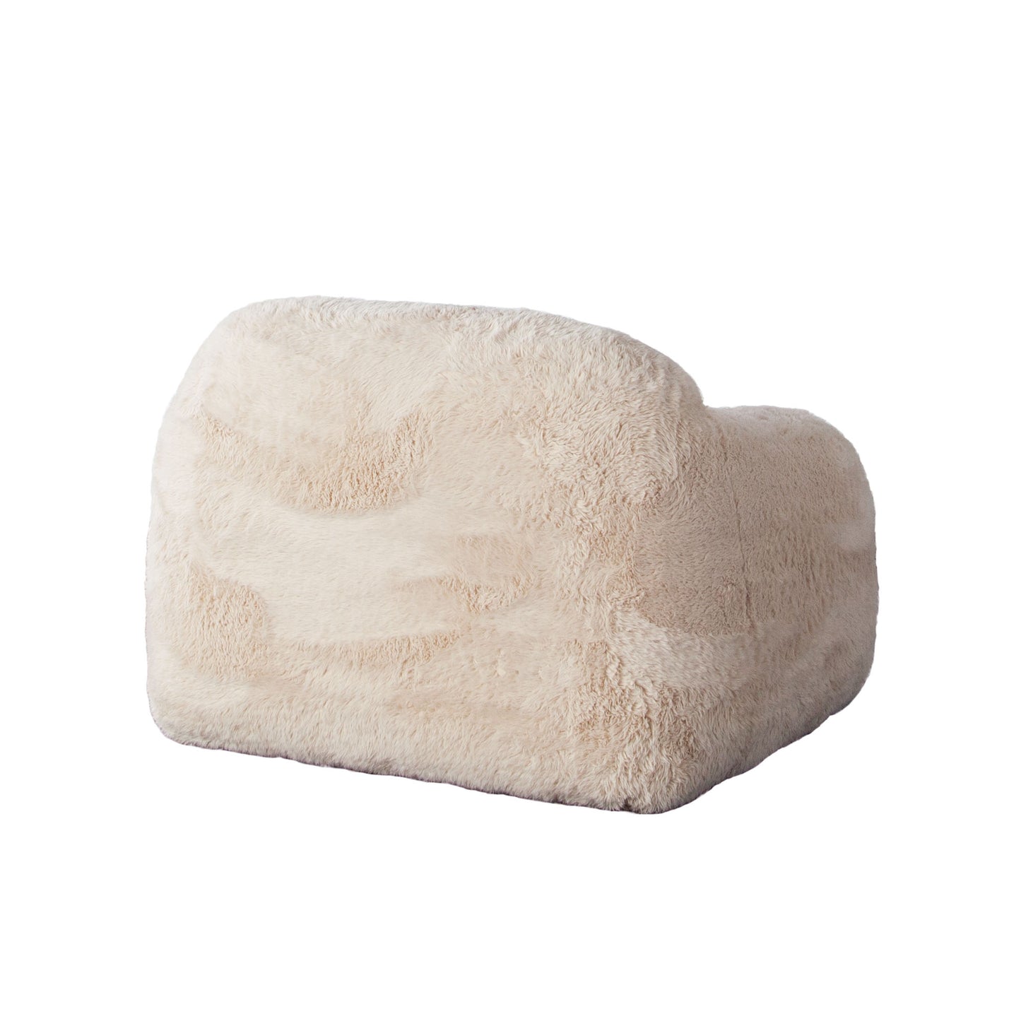 Dawson Accent Chair in Yak Natural Faux Fur