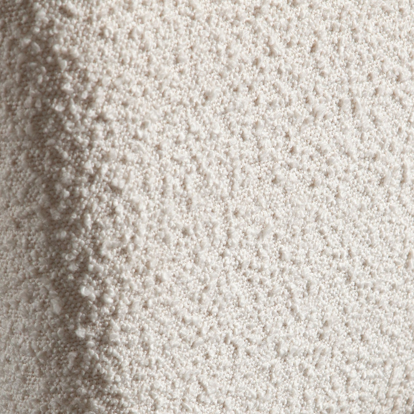 Conrad Accent Bench in Ivory Boucle Fabric