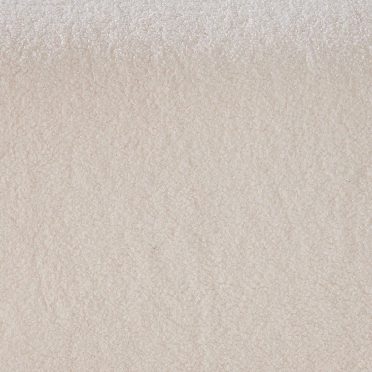 Noa Accent Chair in Ivory Sherpa Fabric