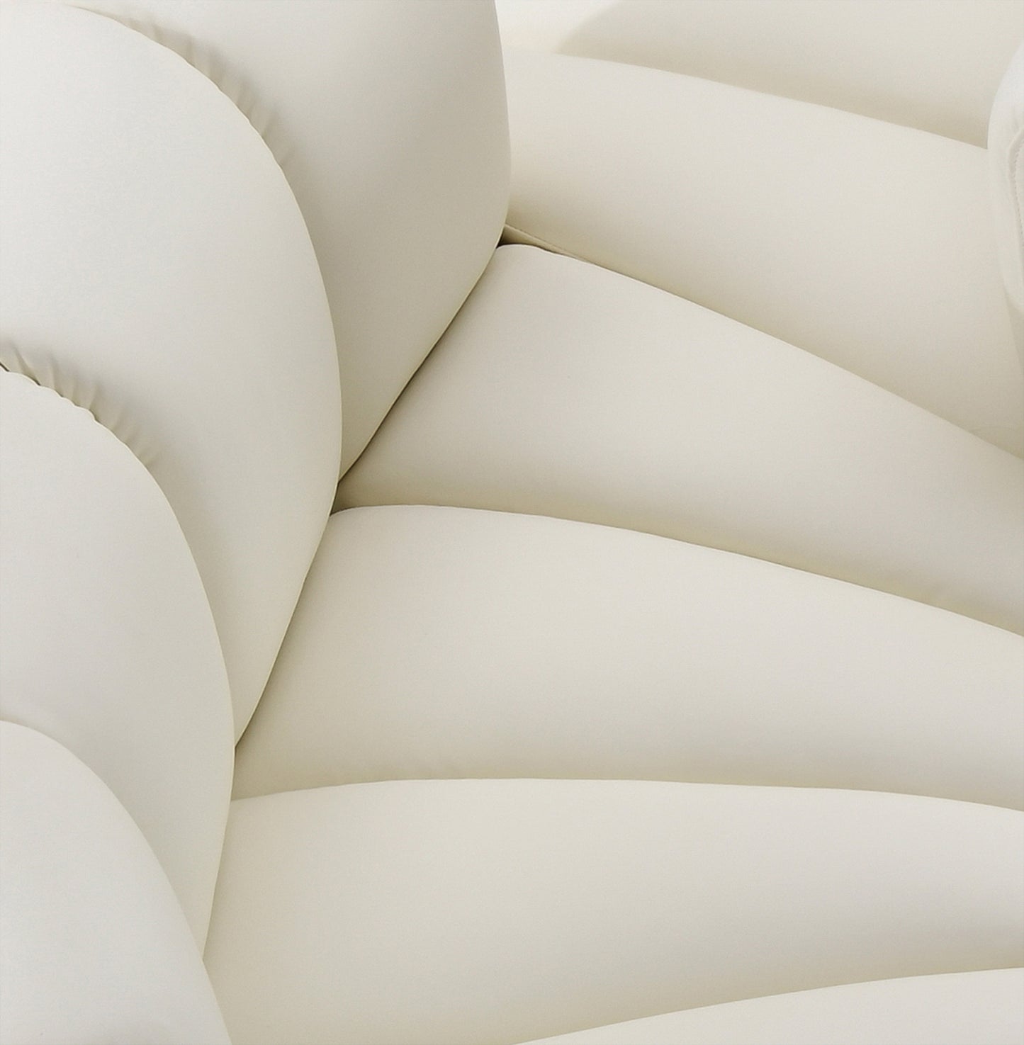 Arc Cream Vegan Leather Modular Sofa