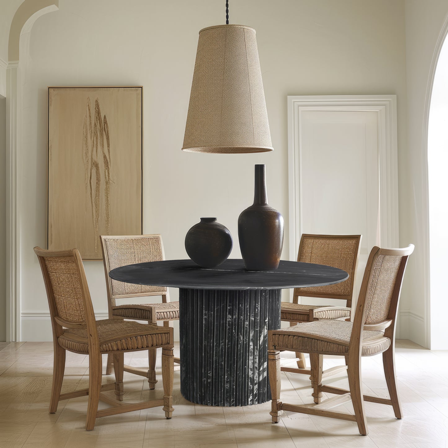 Genoa Black Dining Table