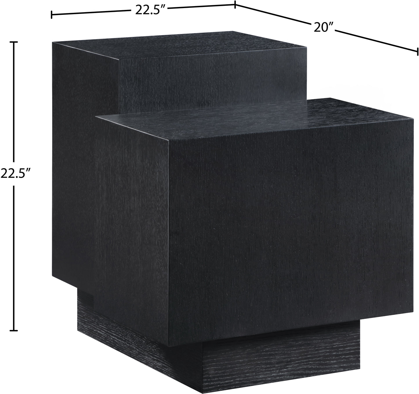 Mateo Black End Table