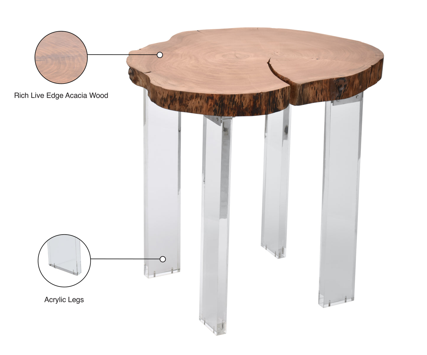 Woodland Natural Wood End Table