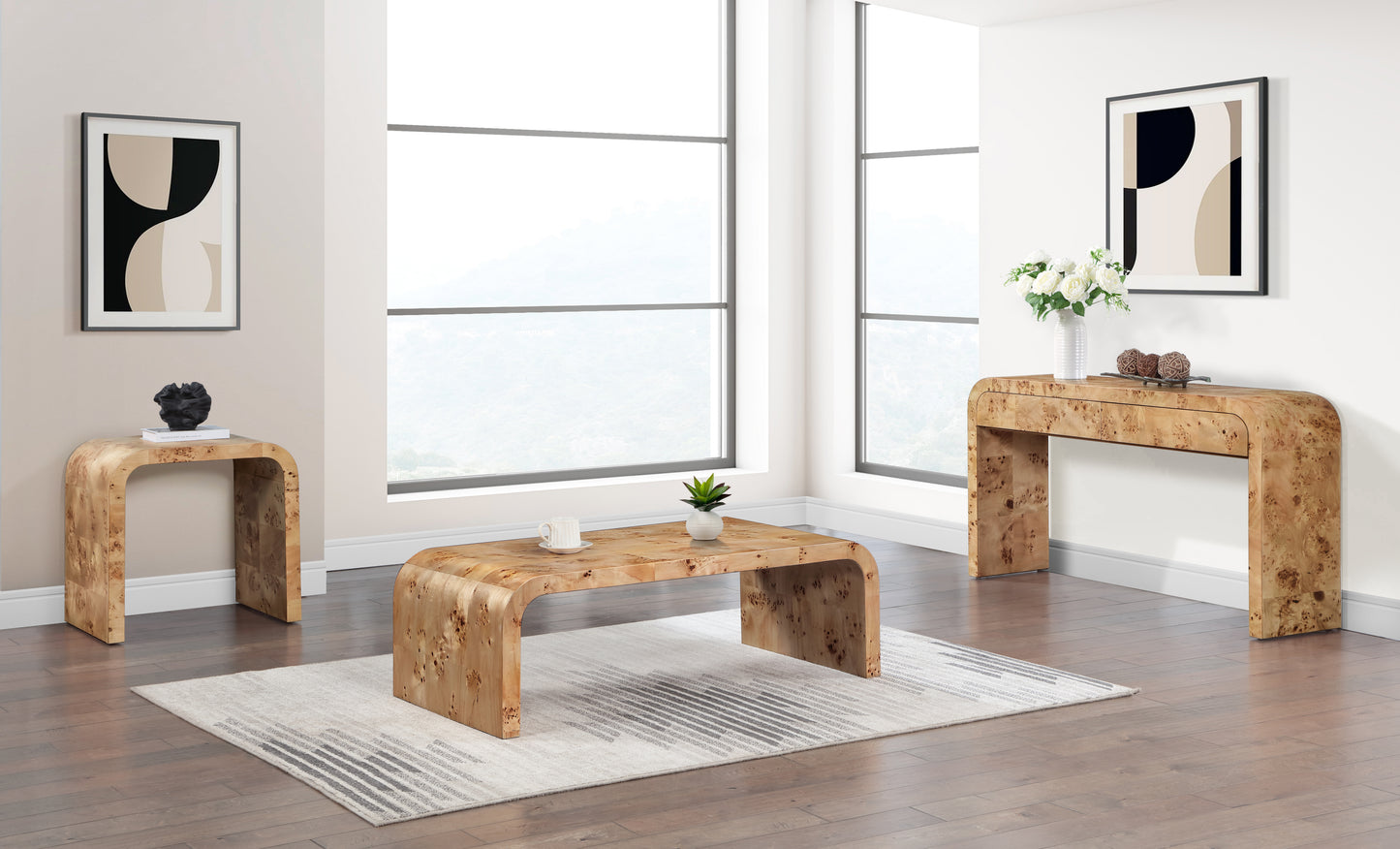 Cresthill Natural Ash Console Table