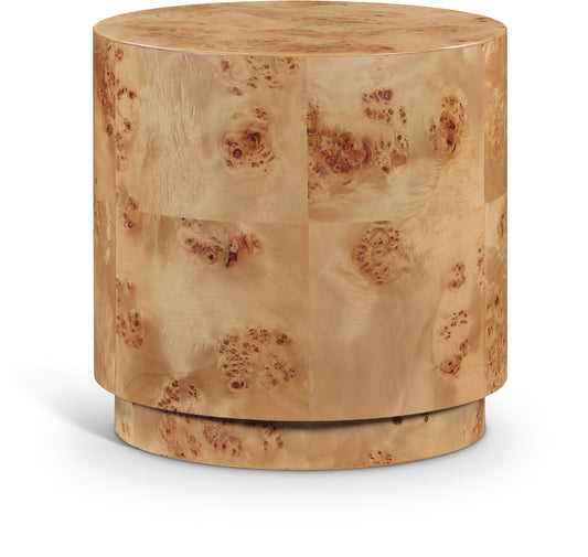 Burl Natural Ash End Table