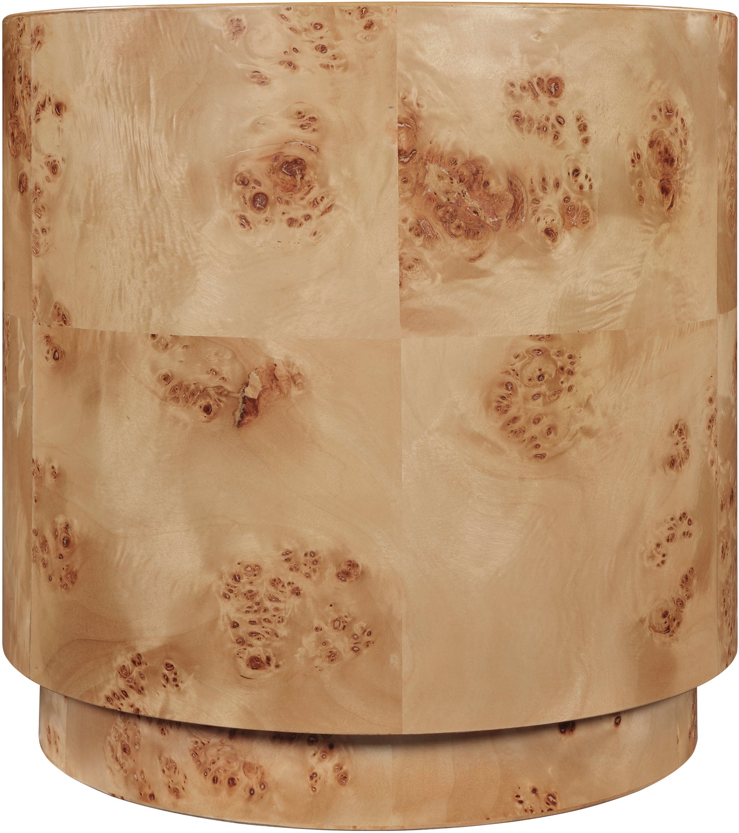 Burl Natural Ash End Table