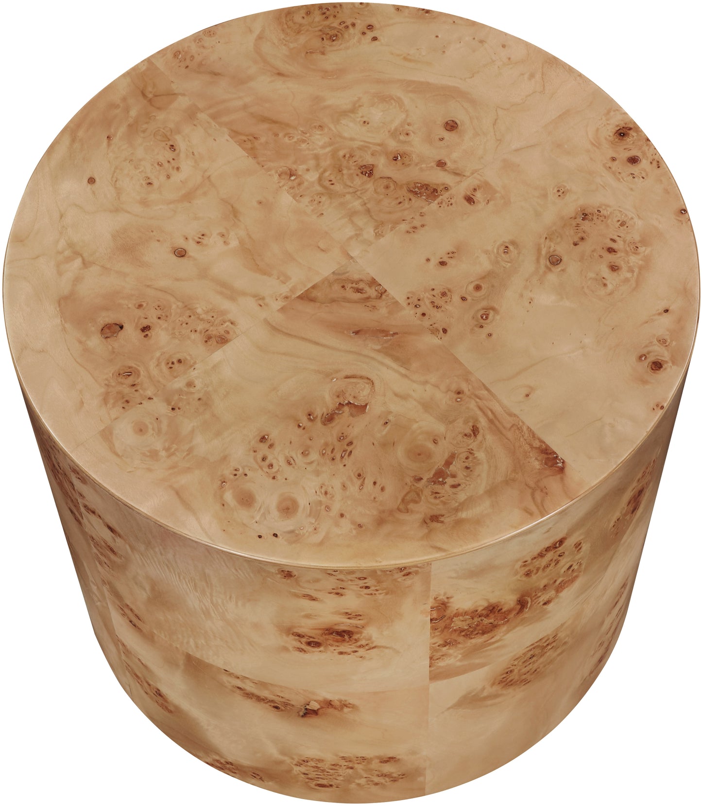 Burl Natural Ash End Table