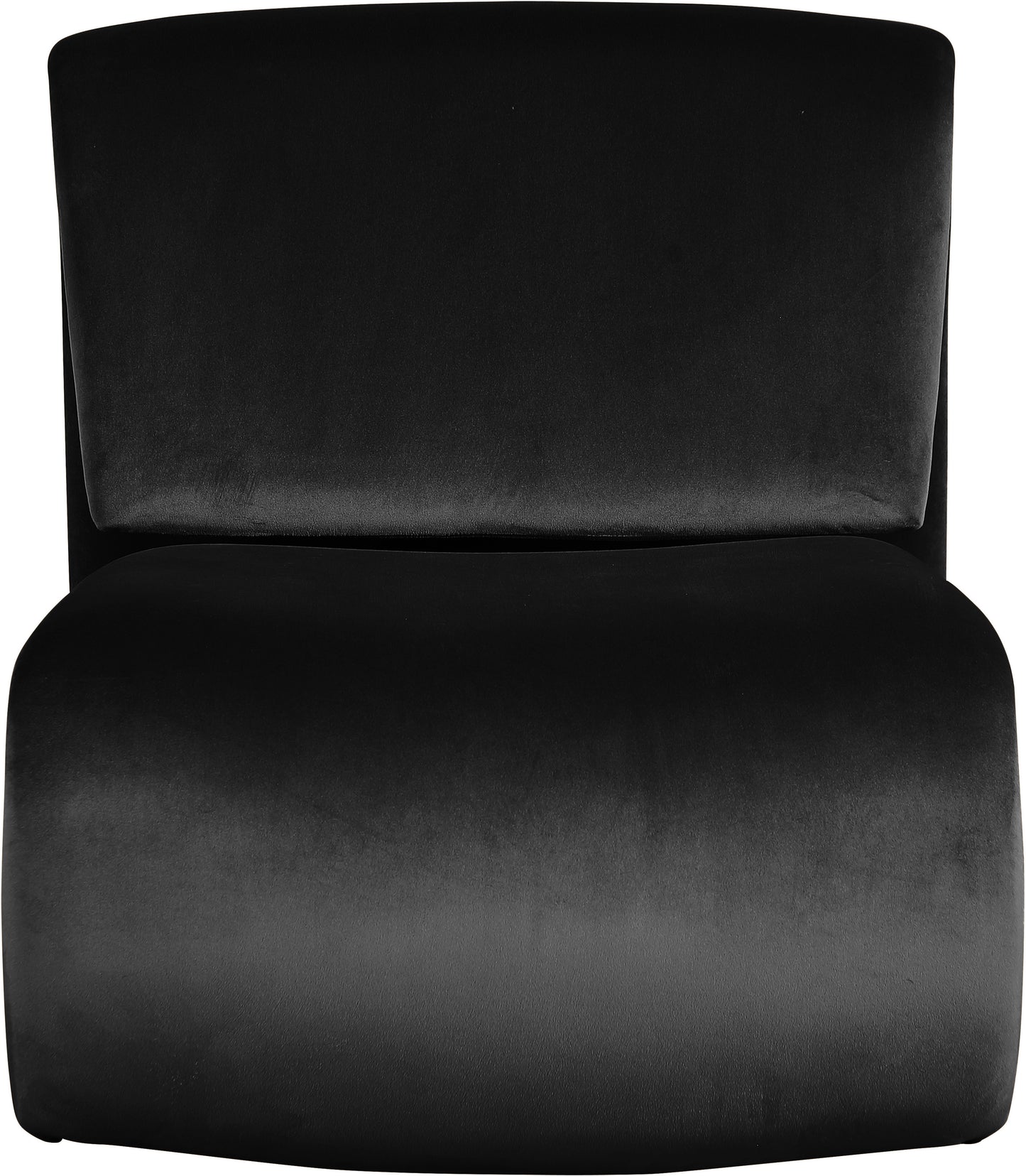 Nouveau Beige Velvet Accent Chair