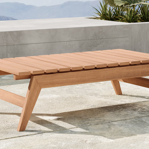 Tahiti Natural Teak Outdoor Coffee Table