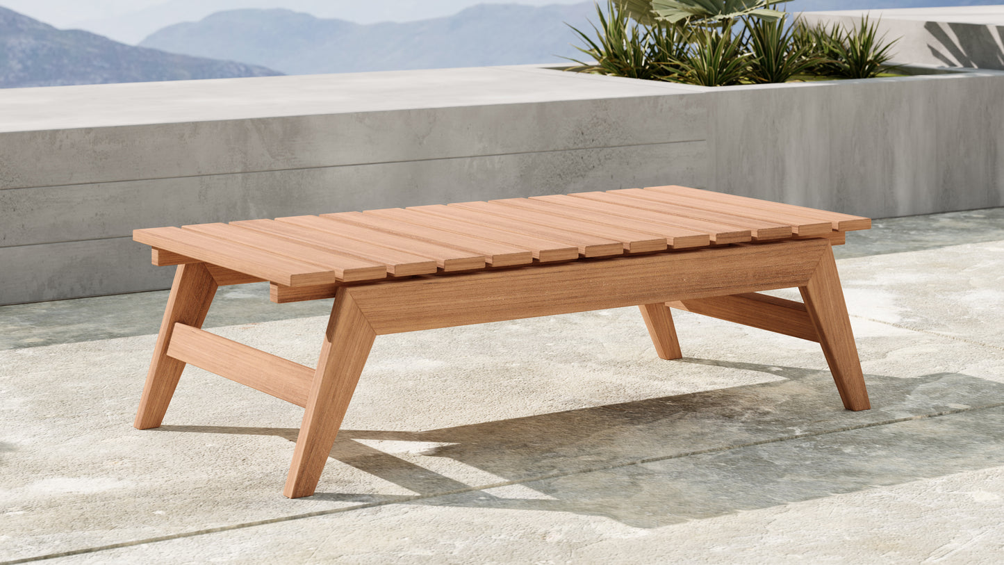 Tahiti Natural Teak Outdoor Coffee Table