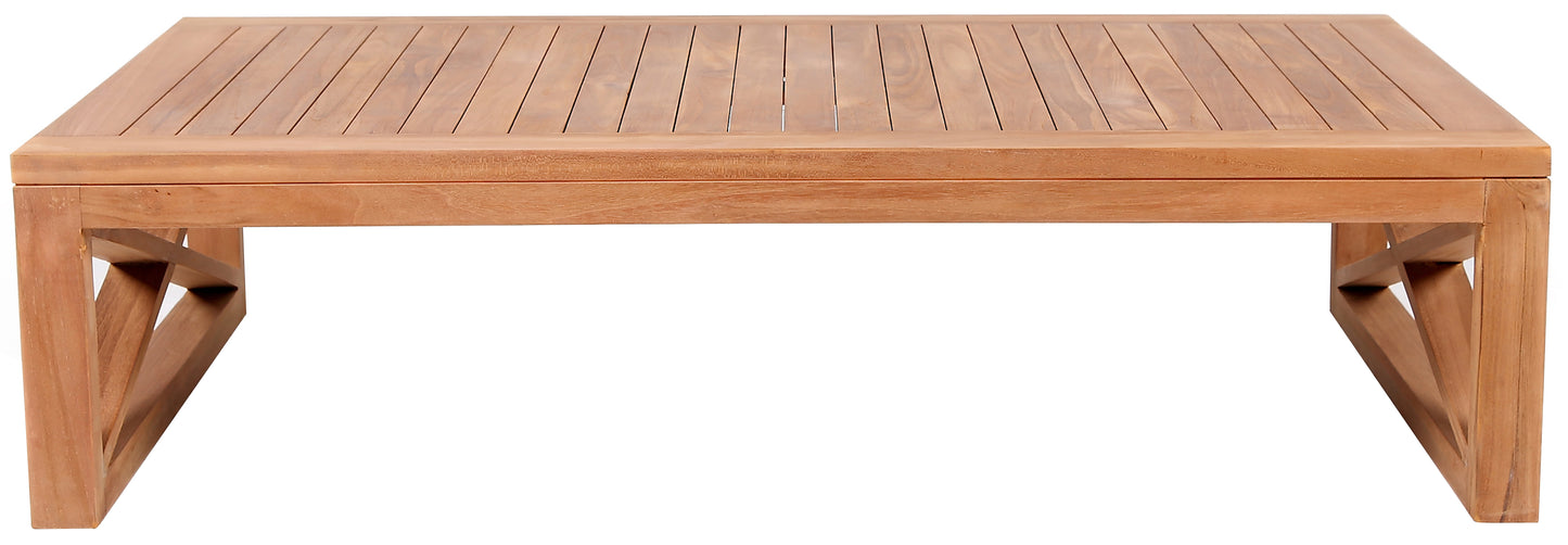 Anguilla Natural Teak Outdoor Coffee Table