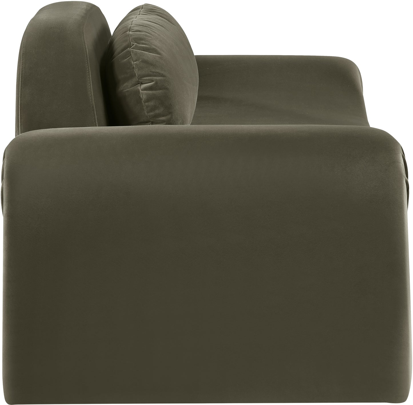 Austin Cream Velvet Loveseat