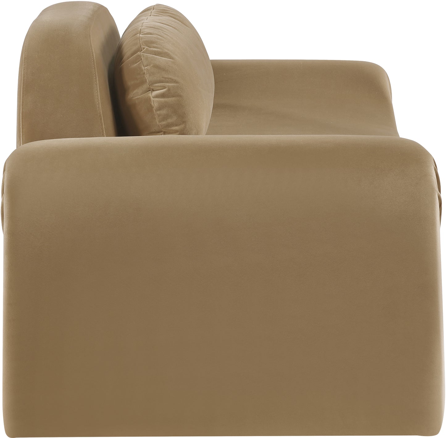 Austin Cream Velvet Loveseat