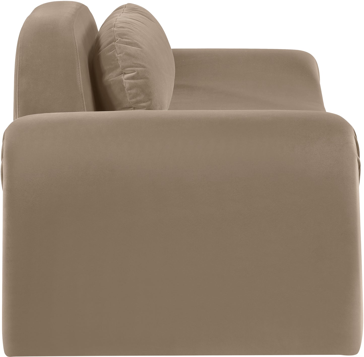 Austin Cream Velvet Loveseat