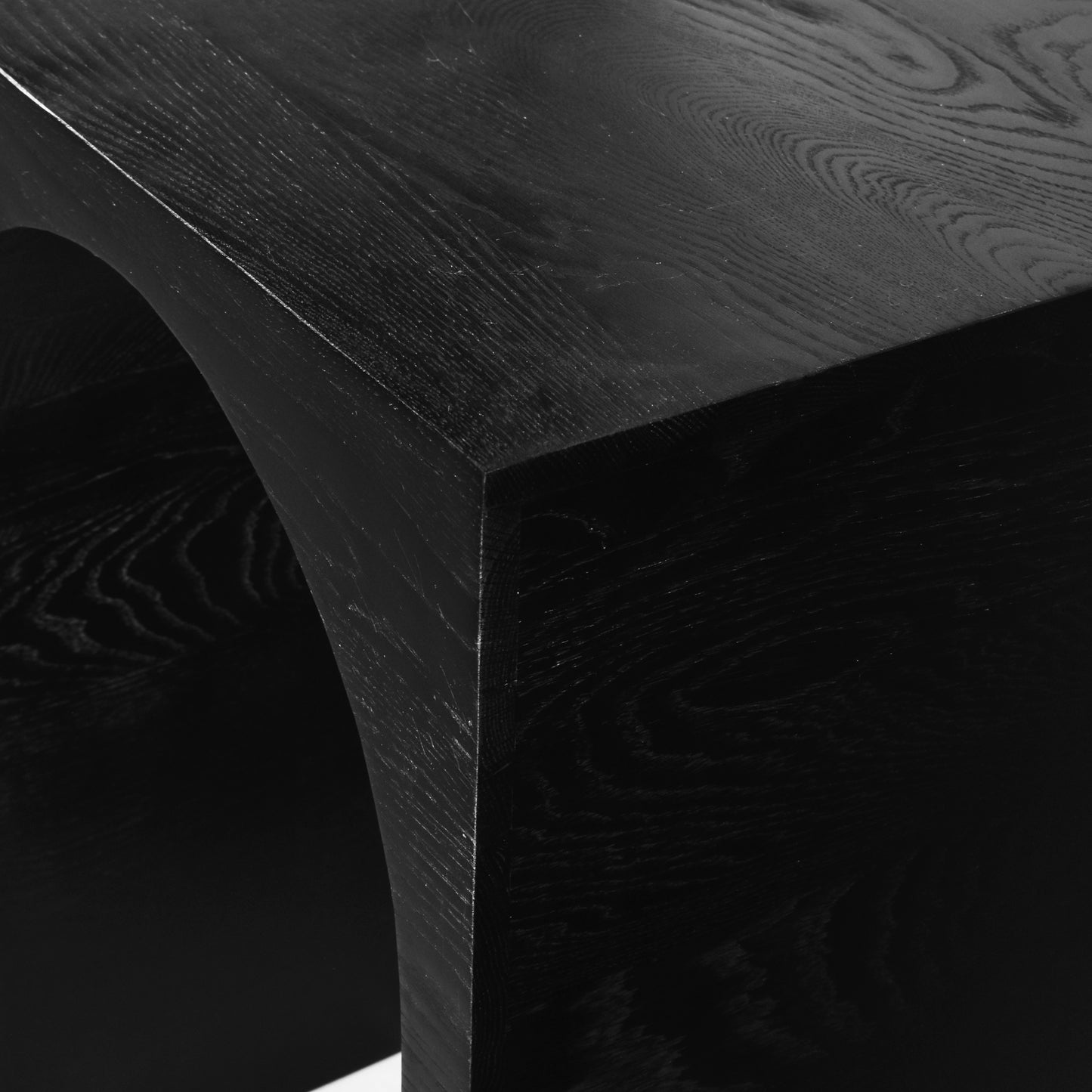 June Black Oak Console Table