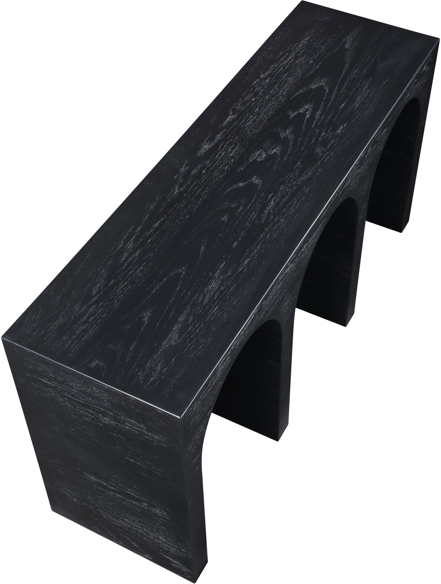 June Black Oak Console Table