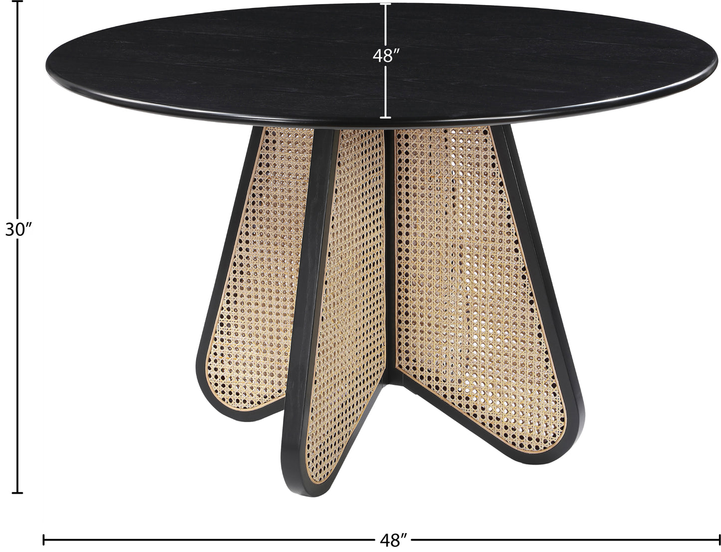 Butterfly Black Dining Table