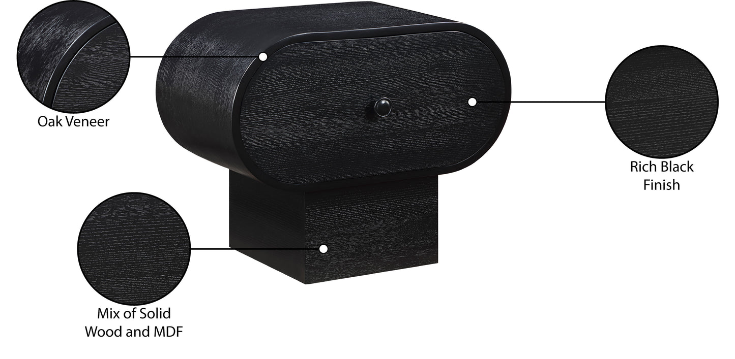 Harlow Black Night Stand