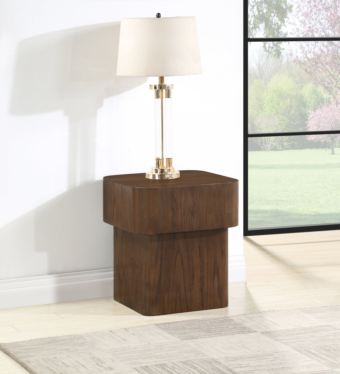 Oakmont Black End Table