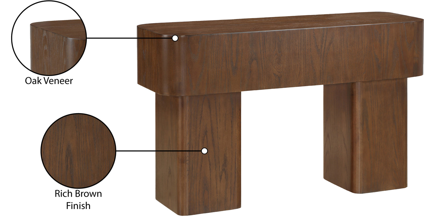 Oakmont Black Console Table