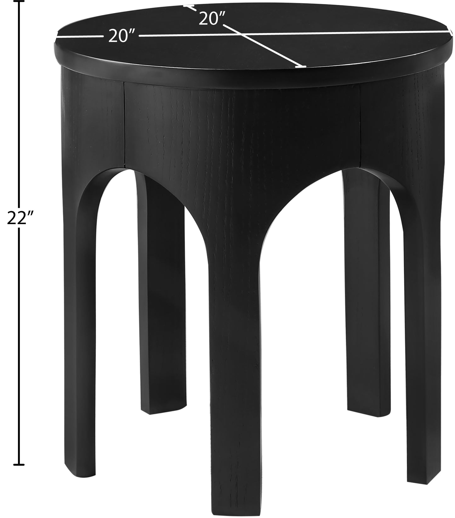 Westfield Black End Table