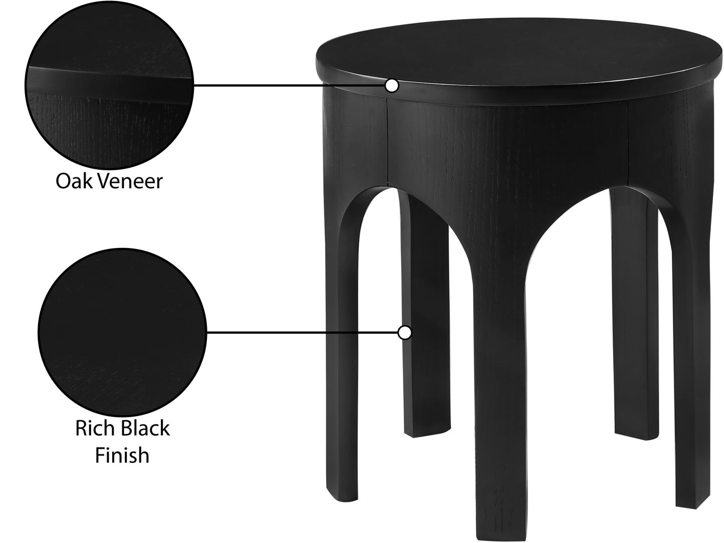 Westfield Black End Table