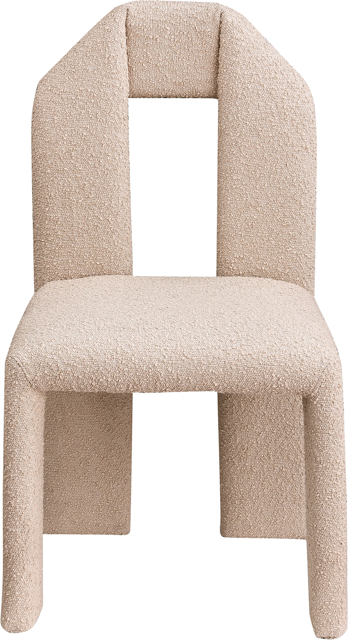 Bennett Beige Boucle Fabric Dining Chair