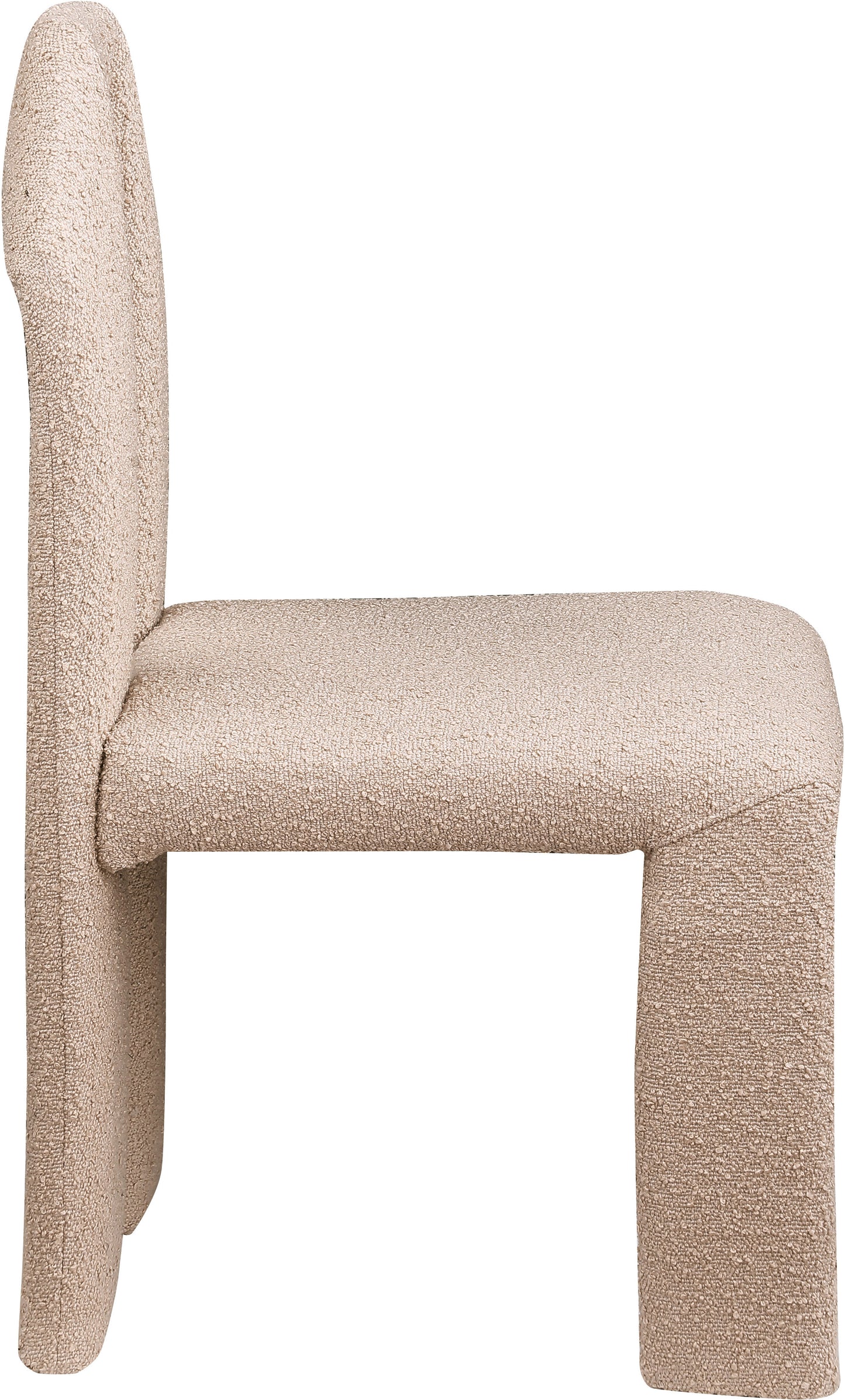 Bennett Beige Boucle Fabric Dining Chair